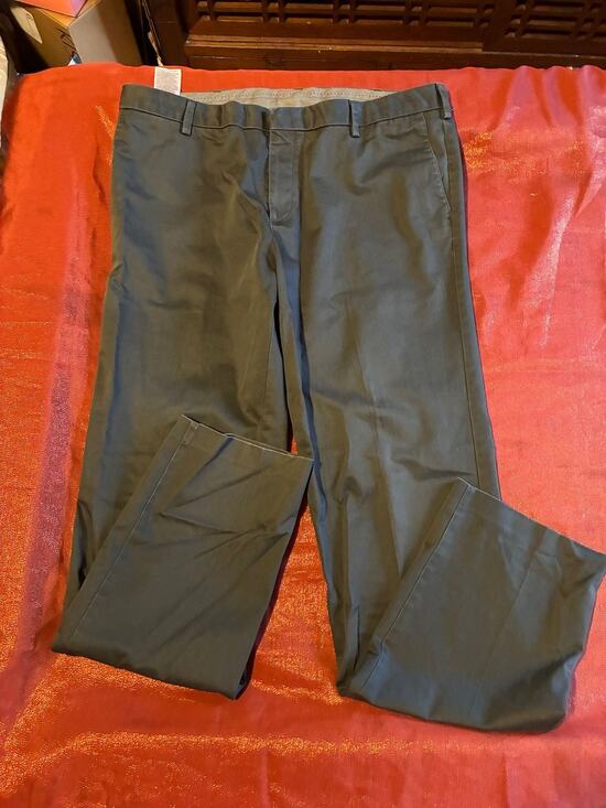 Dockers Other - Dockers Pants Mens Straight Dark Gray Chino Flat Front Slacks Casual Office